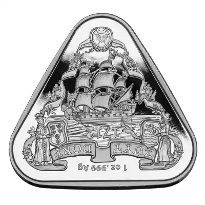 2020 1 oz Australia Shipwrecks Zuytdorp Triangular Silver | BOLD