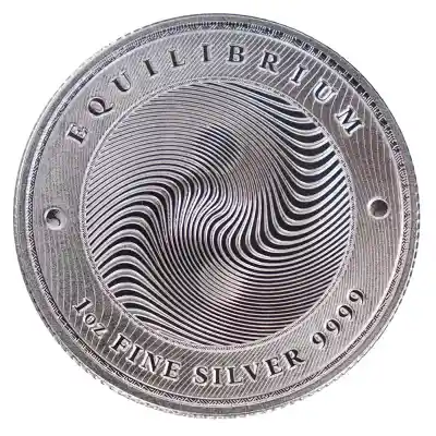 2021 1 oz Tokelau Equilibrium Silver BU | BOLD Precious Metals