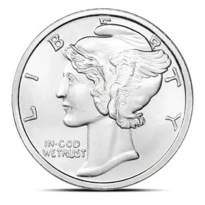 1-oz-Mercury-Dime-Design-