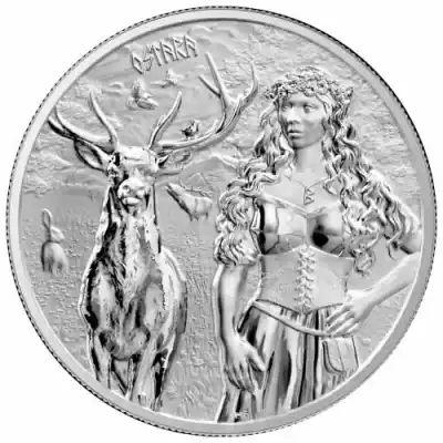 2023 1 oz Ostara Germania Valkyries Silver Coin BU | BOLD Precious