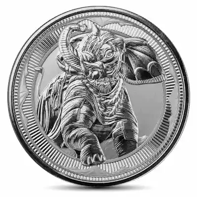 Buy 2023 Gibraltar War Elephant 1 oz Silver BU Coin | BOLD