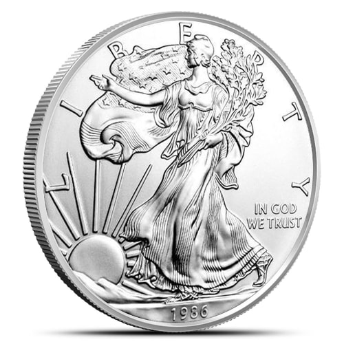 1986 1 oz American Silver Eagle (BU)