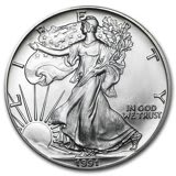 1991 1 oz American Silver Eagle (BU)