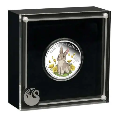 2023 Tuvalu Baby Rabbit 1/2 oz Silver Proof