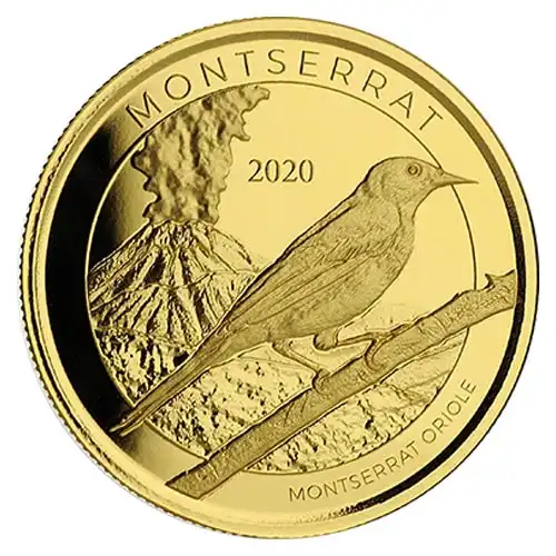 2020 EC8 Montserrat Oriole 1 oz Gold BU