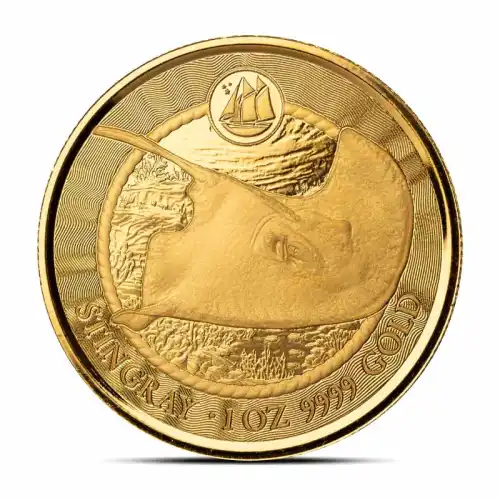 2023 1 oz Cayman Islands Stingray Gold Coin