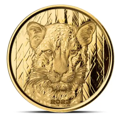 2023 1 oz Ghana Leopard Gold Coin (Proof)
