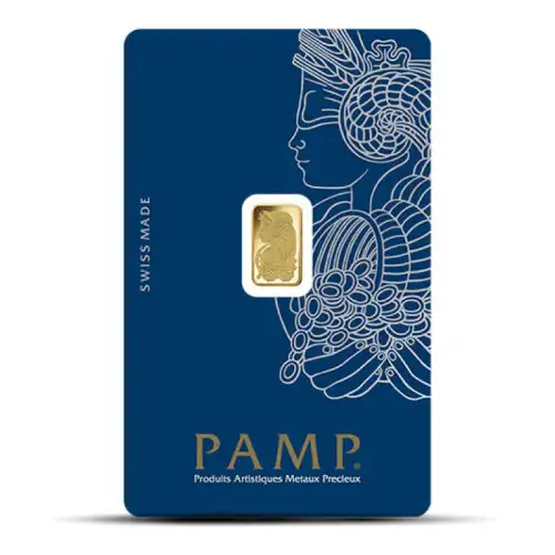 Gold 1 Gram Bar PAMP Fortuna