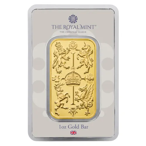 Gold 1 oz Great Britain Royal Celebration Bar