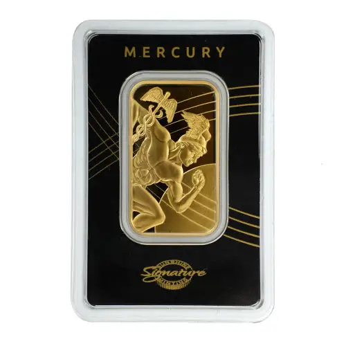1 oz Sunshine Mint Mercury Gold Bar
