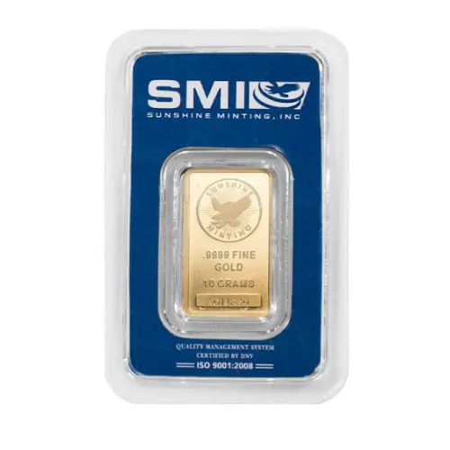 10 Gram Sunshine Mint Gold Bar
