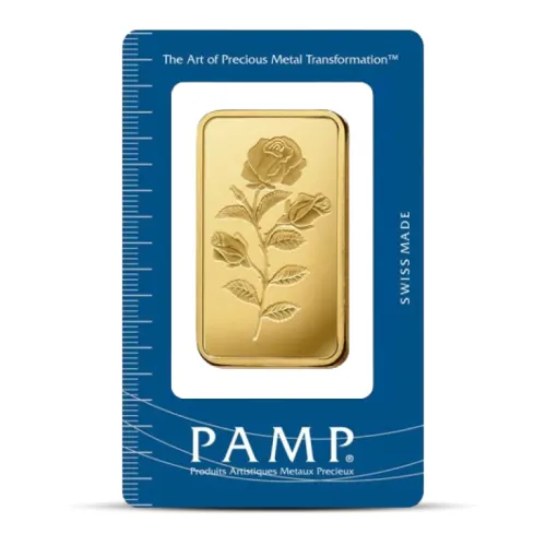 100 Gram PAMP Rosa Gold Bar