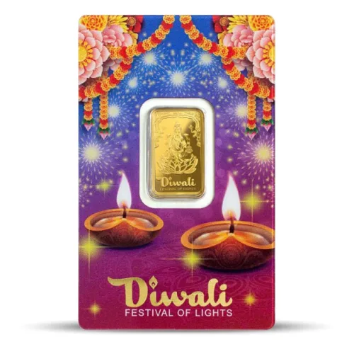 5 Gram PAMP Diwali Gold Bar