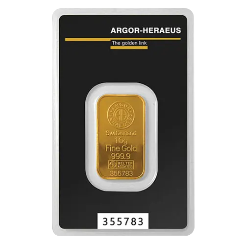 Gold Argor-Heraeus - 10 Gram