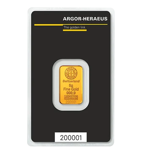 Gold Argor-Heraeus - 5 Gram