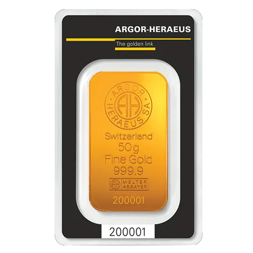 Gold Argor-Heraeus - 50 Gram