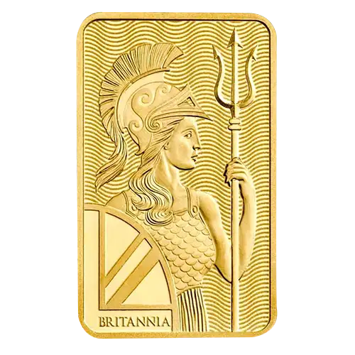 Royal Mint Henna Britannia Gold Bar - 5 Gram