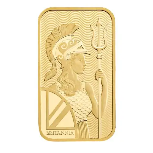 Gold 50 Gram Royal Mint Britannia Bar