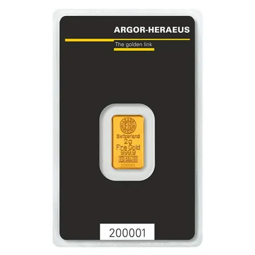 Gold Argor-Heraeus - 2 Gram