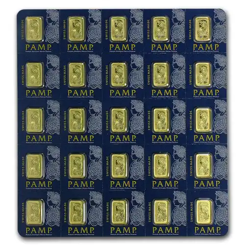 Gold Bar PAMP - 25 Gram