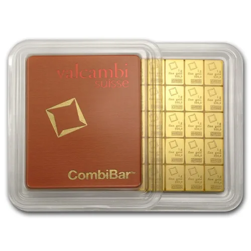 Gold 50 Gram Bar Valcambi Combi - 50x1 gram