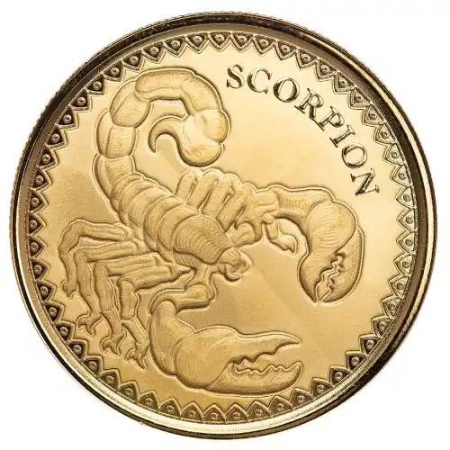 2022 Gold 1 oz Chad Scorpion Proof Coin