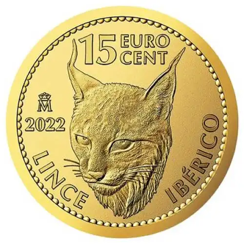 2022 Gold 1/10 oz Spanish Iberian Lynx BU