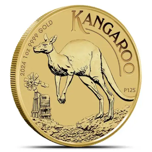 2024 1 oz Perth Kangaroo Gold Coin (BU)