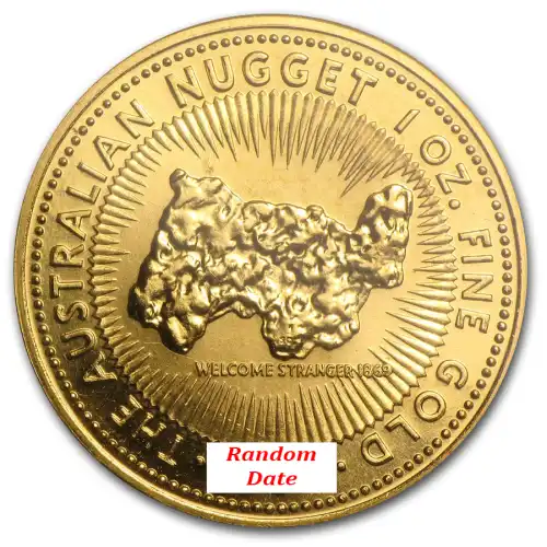 Gold Australia Nugget *Random Date* - 1 oz