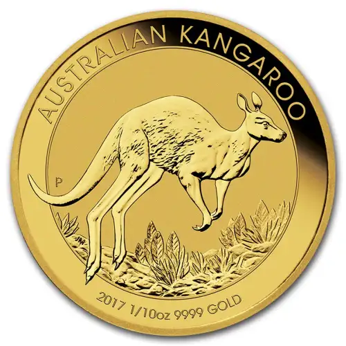 2017 Gold Australia Kangaroo - 1/10 oz