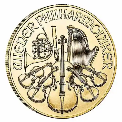 2023 Gold 1/2 oz Austria Philharmonic BU