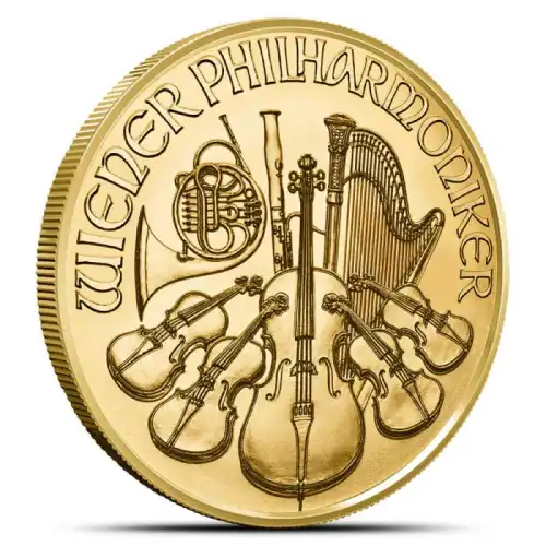 2024 1/25 oz Austrian Philharmonic Gold Coin (BU)