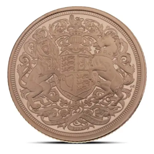 2022 British Memorial Sovereign King Gold Coin (Proof)