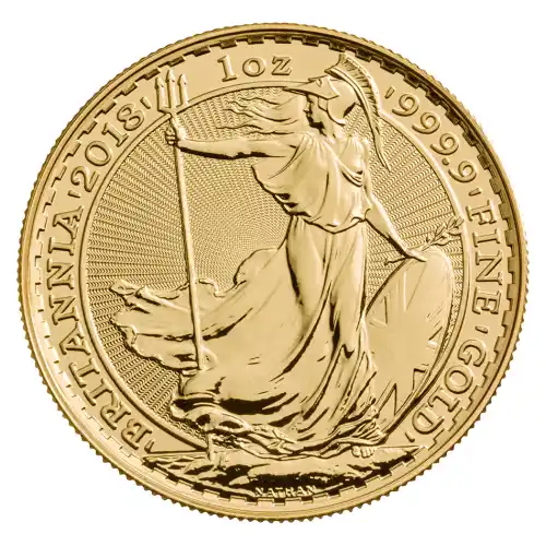 2018 Gold Great Britain Britannia - 1 oz