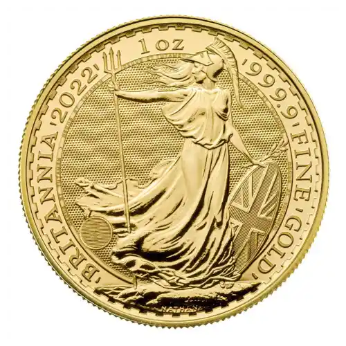 2022 Great Britain Britannia 1 oz Gold BU