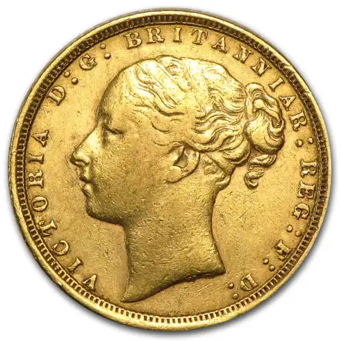 Gold Great Britain Victoria Sovereign - Young