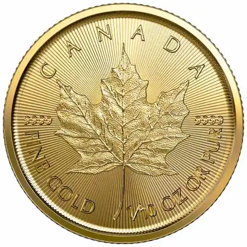 2023 Gold 1/10 oz Canada Maple Leaf Coin