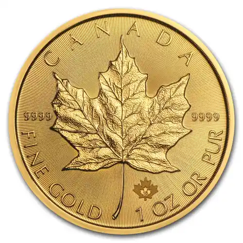 2018 Gold Canada Maple Leaf - 1 oz