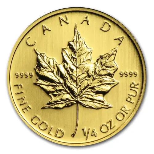 Gold Canada Maple Leaf *Random Date* - 1/4 oz