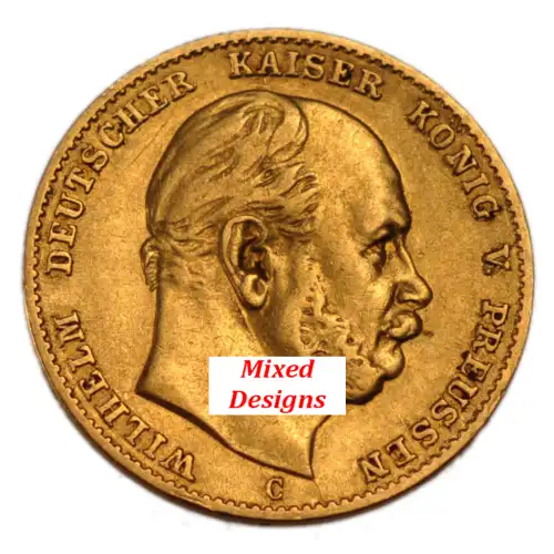 10 Mark German Gold Coin (Random Year)