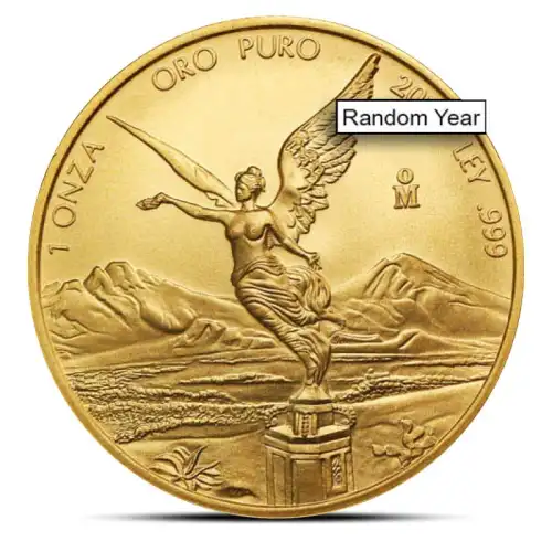 1 oz Mexican Libertad Gold Coin (BU, Random Date)
