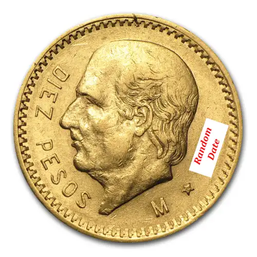 Gold Mexico 10 Peso