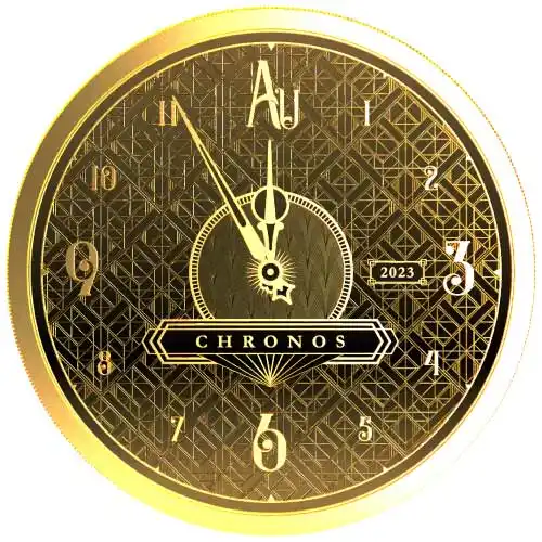 2023 Gold 1 oz Niue Chronos Prooflike Coin
