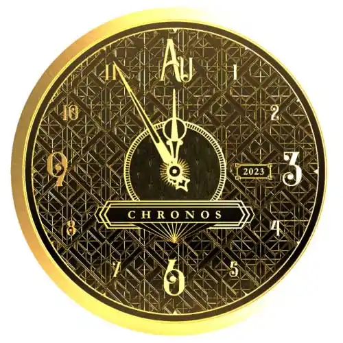 2023 Gold 1/10 oz Niue Chronos Prooflike Coin