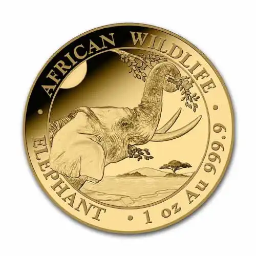 2023 Gold Somalia Elephant 1 oz