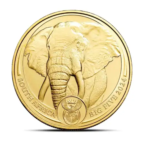 2024 1 oz South Africa: Big Five Elephant Gold Coin (BU)