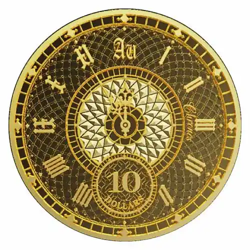 2022 Gold Tokelau Chronos 1/10 oz Prooflike