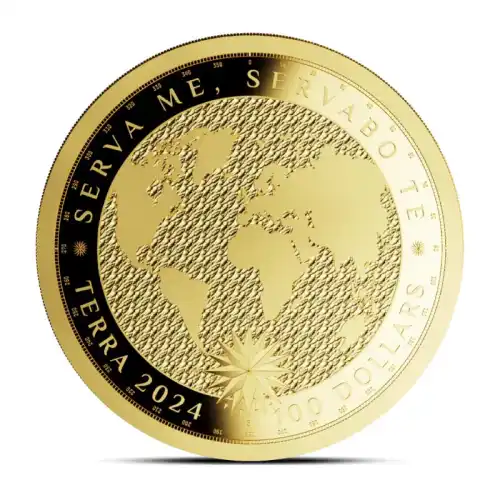 2024 1 oz Tokelau Terra Gold Coin (Prooflike)