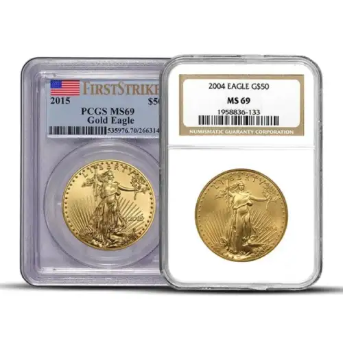 1 oz America Gold Eagle MS69 (Random Date, PCGS)