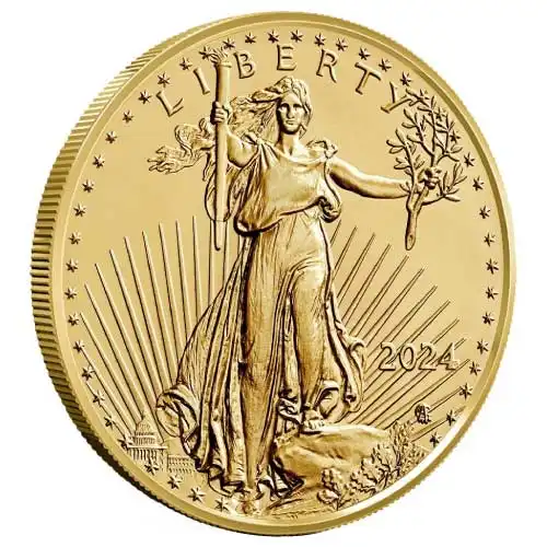 2024 1/2 oz American Eagle Gold Coin (BU)